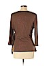 Boston Proper Brown 3/4 Sleeve Top Size L - photo 2