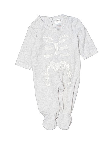 Pitter Patter Long Sleeve Onesie (view 1)
