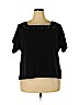 Venezia Black Short Sleeve Top Size 24 - 22 Plus - photo 1