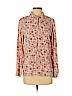 J.jill 100% Rayon Red Long Sleeve Button-Down Shirt Size S - photo 1