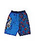 Superman 100% Polyester Print Blue Board Shorts Size 4T - photo 2