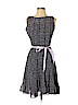 Sandra Darren 100% Polyester Black Casual Dress Size 8 (petite) - photo 1