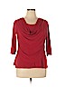 DressBarn Red 3/4 Sleeve Top Size XL - photo 1
