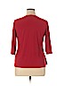 DressBarn Red 3/4 Sleeve Top Size XL - photo 2