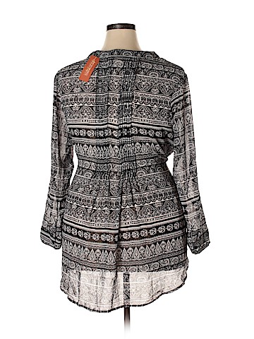 American Rag Cie 3/4 Sleeve Blouse (view 2)