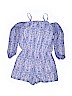 The Children's Place 100% Polyester Print Blue Romper Size 14 - photo 1