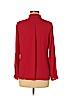 Ann Taylor LOFT 100% Polyester Red Long Sleeve Blouse Size M (petite) - photo 2