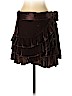 Juicy Couture 100% Silk Brown Silk Skirt Size P (petite) - photo 1