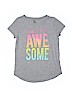 twirl Graphic Gray Short Sleeve T-Shirt Size 14 - 16 - photo 1