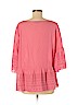 Ann Taylor LOFT 100% Cotton Pink 3/4 Sleeve Blouse Size L - photo 2