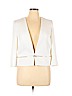Nine West 100% Polyester White Blazer Size 10 - photo 1