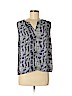 Creative Commune 100% Polyester Blue Sleeveless Blouse Size M (petite) - photo 1