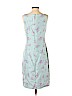 Ann Taylor 100% Silk Blue Casual Dress Size 6 - photo 2