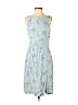 Ann Taylor 100% Silk Blue Casual Dress Size 6 - photo 1