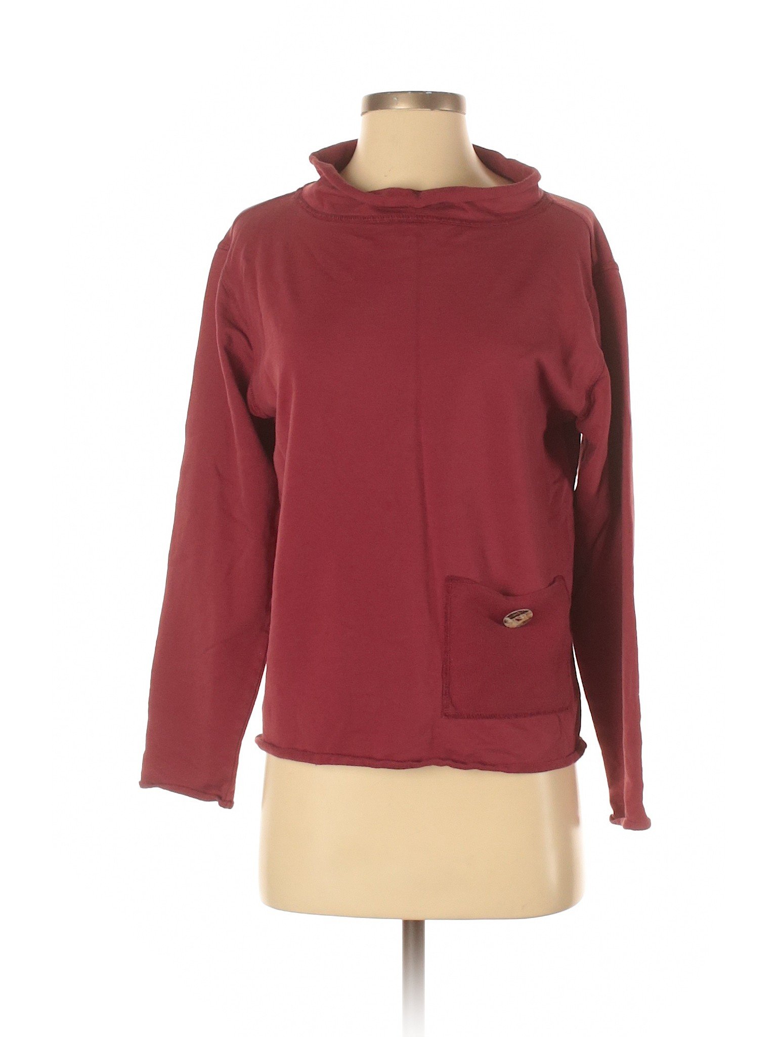 C.M.C by Color Me Cotton Solid Red Pullover Sweater Size S - 79% off ...