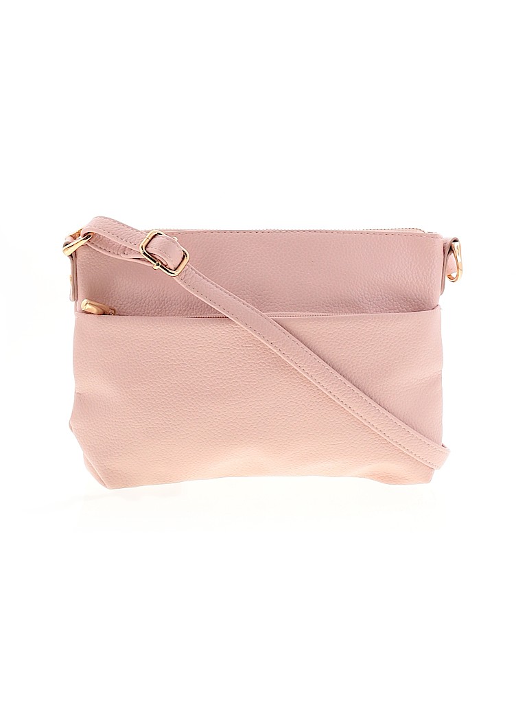 A New Day Solid Pink Crossbody Bag One Size - 62% off | thredUP