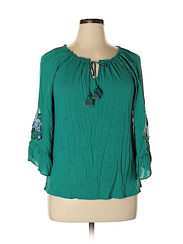 Vintage America Blues 3/4 Sleeve Top (view 1)