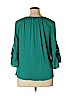 Vintage America Blues Teal 3/4 Sleeve Top Size XL - photo 2
