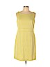 Ann Taylor Factory Green Casual Dress Size L (petite) - photo 1