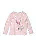 OshKosh B'gosh 100% Cotton Pink Long Sleeve T-Shirt Size 10 - 12 - photo 1