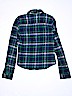 Abercrombie 100% Cotton Plaid Blue Long Sleeve Button-Down Shirt Size XL (kids) - photo 2