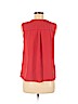 Banana Republic Factory Store 100% Polyester Red Sleeveless Blouse Size M (petite) - photo 2