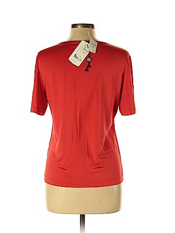 RENA LANGE Short Sleeve Silk Top (view 2)
