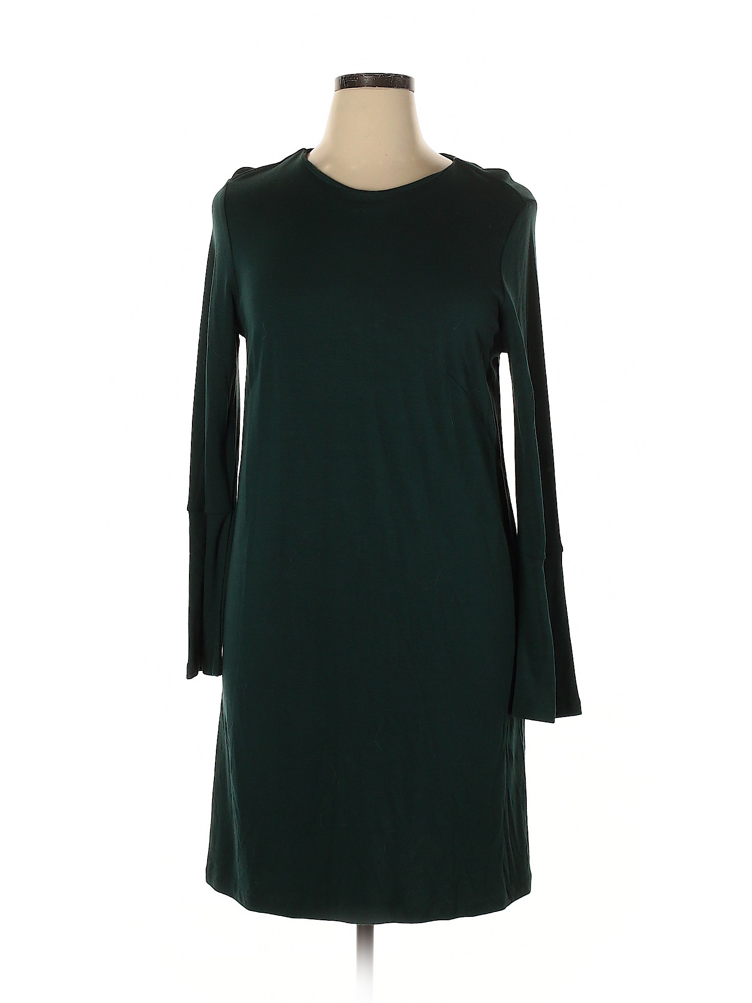 Ann Taylor LOFT Women Green Casual Dress 14 | eBay