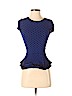 Intermix Blue Short Sleeve Top Size P (petite) - photo 1