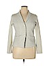 Amina Rubinacci 100% Cotton Tan Blazer Size EU 48 / US 18 - photo 1