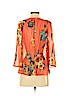 Love 21 100% Polyester Orange 3/4 Sleeve Blouse Size S (petite) - photo 2