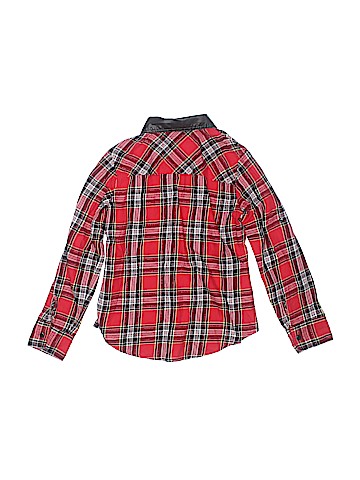 Justice Long Sleeve Button-Down Shirt (view 2)