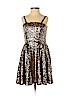 Milly Gold Cocktail Dress Size 12 - photo 1