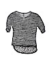 Assorted Brands 100% Cotton Hearts Lace Black 3/4 Sleeve Top Size S (kids) - photo 2