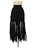 Free People 100% Polyester Black Casual Skirt Size L - photo 1