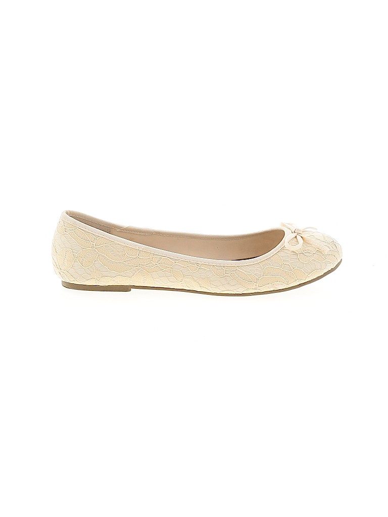 American Eagle Shoes Ivory Flats Size 8 - photo 1