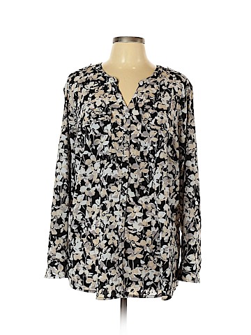 Croft & Barrow Long Sleeve Blouse (view 1)