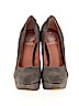 Vince Camuto 100% Leather Gray Heels Size 6 1/2 - photo 2
