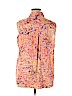 Liz Claiborne 100% Polyester Orange Sleeveless Blouse Size XL - photo 2
