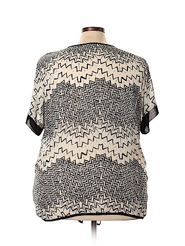 Cj Banks Short Sleeve Blouse (view 2)