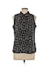 Ann Taylor LOFT Outlet Black Sleeveless Blouse Size L (petite) - photo 1