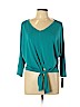 Zac & Rachel Blue 3/4 Sleeve Top Size XL (petite) - photo 1