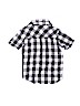 DKNY 100% Cotton Black Short Sleeve Button-Down Shirt Size 5 - photo 2