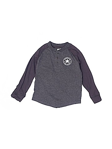Converse One Star Long Sleeve Henley (view 1)