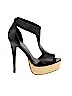Paper Fox Black Heels Size 9 1/2 - photo 1