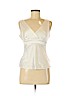 INC International Concepts 100% Silk Ivory Sleeveless Silk Top Size 6 (petite) - photo 1