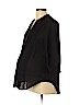 Loyal Hana 100% Polyester Black Long Sleeve Blouse Size L - photo 1