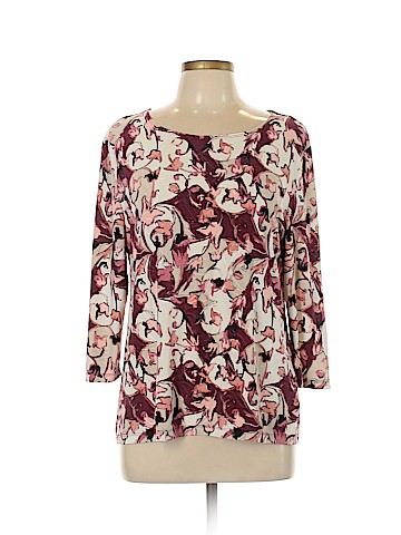 JM Collection 3/4 Sleeve Top (view 1)