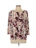 JM Collection Burgundy 3/4 Sleeve Top Size XL (petite) - photo 1