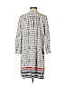 Ann Taylor LOFT 100% Rayon White Casual Dress Size M (petite) - photo 2